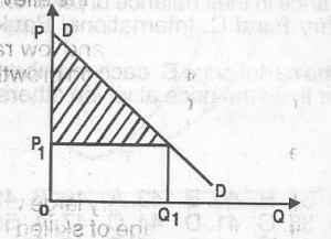 The shaded triangle in the diagram above is known as
