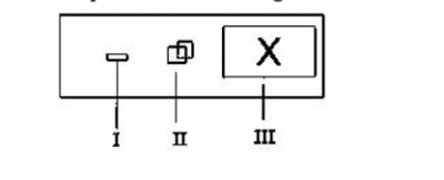 The part labelled I in this figure is used in Microsoft Word to
