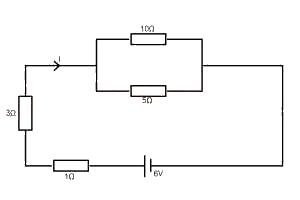 In the diagram above , the current I is
