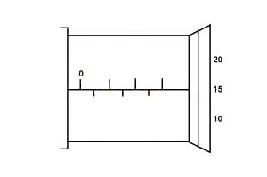 The diagram above represents a portion of a micrometer screw 20 gauge. What is its reading?
